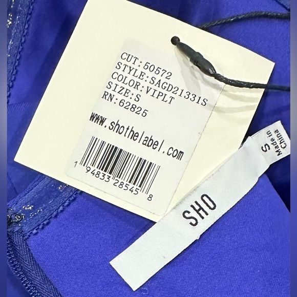 Sho BY TADASHI SHOJI Strapless Embellished Sequin Paillette Neoprene Mini Dress - Picture 10 of 10